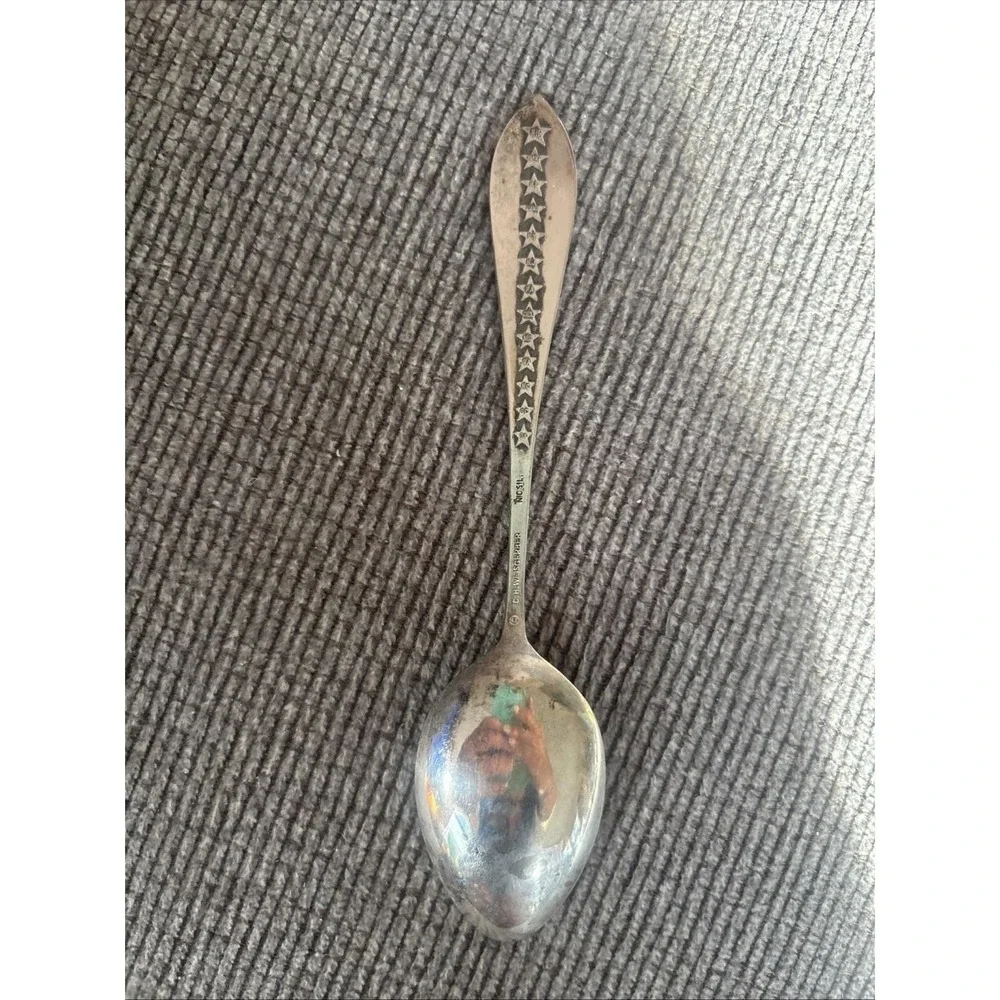 Vintage Silver Pl Betsy Ross Independence Hall Collectible Spoon CH Weisgerber